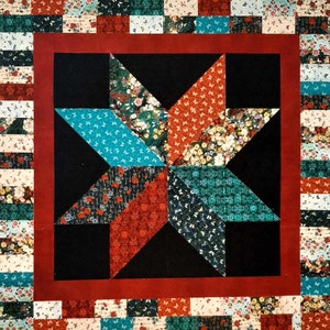 PreCut Quilt Kit!  Ready to Sew! No Cutting by You! (Romancing the Star)
