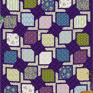 PreCut Quilt Kit! Ready To Sew! No Cutting By You! (Modern Flare)