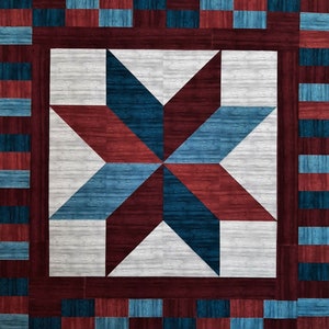 PreCut Quilt Kit!  Ready to sew!  No cutting by you!*S*   (Quilt of Valor) (Washed Wood)