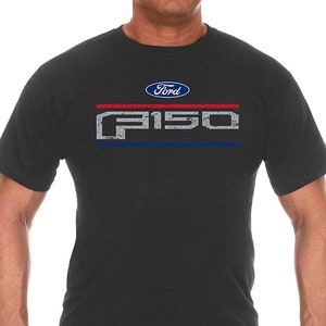 JH DESIGN GROUP Mens Ford F150 Distressed Logo Crew Neck T-Shirt JH DESIGN GROUP Mens Ford F150 Distressed Logo Crew Neck T-Shirt