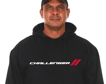 JH Design Mens Dodge Challenger Hoodie