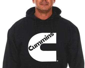 JH Design Group Men's Cummins Logo Pullover Hoodie Sweatshirt