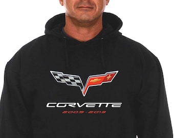 Mens Chevy Corvette Logo Sweatshirt Mens Chevy Corvette Logo Sweatshirt