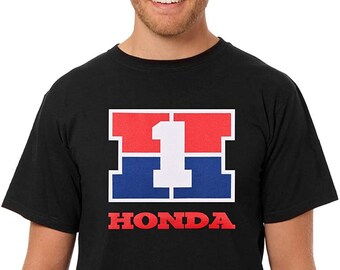 JH DESIGN GROUP Honda H1 Logo Mens Short Sleeve T-Shirts Mens Crew Neck Shirts