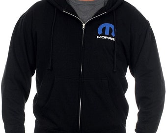mopar zip up hoodie
