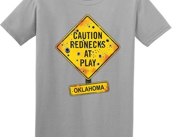 JH Design State of Oklahoma Redneck Souvenir T-Shirt