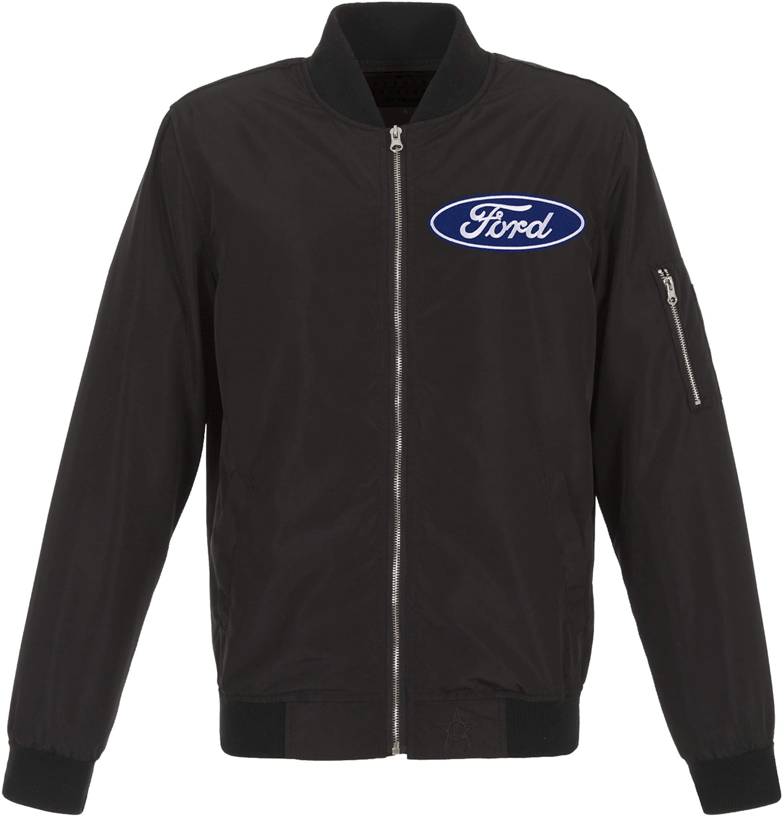 Men's Logo Jacket Zip-up Nylon Coat -