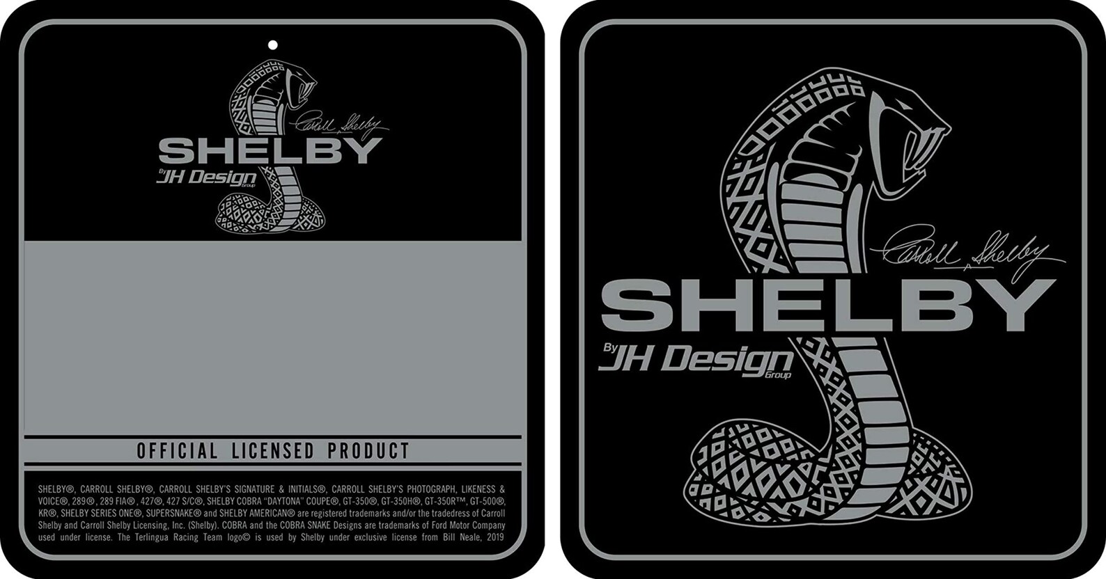 JH Design Group Mens Shelby Cobra Lightweight Zip-Up Nylon Jackets With Knit Trim - View #3