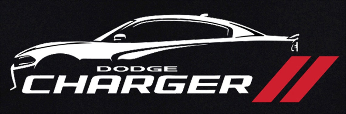 JH Design Group Men’s Dodge Charger Silhouette Pullover - Etsy
