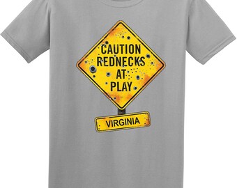JH Design State of Virginia Redneck Souvenir T-Shirt