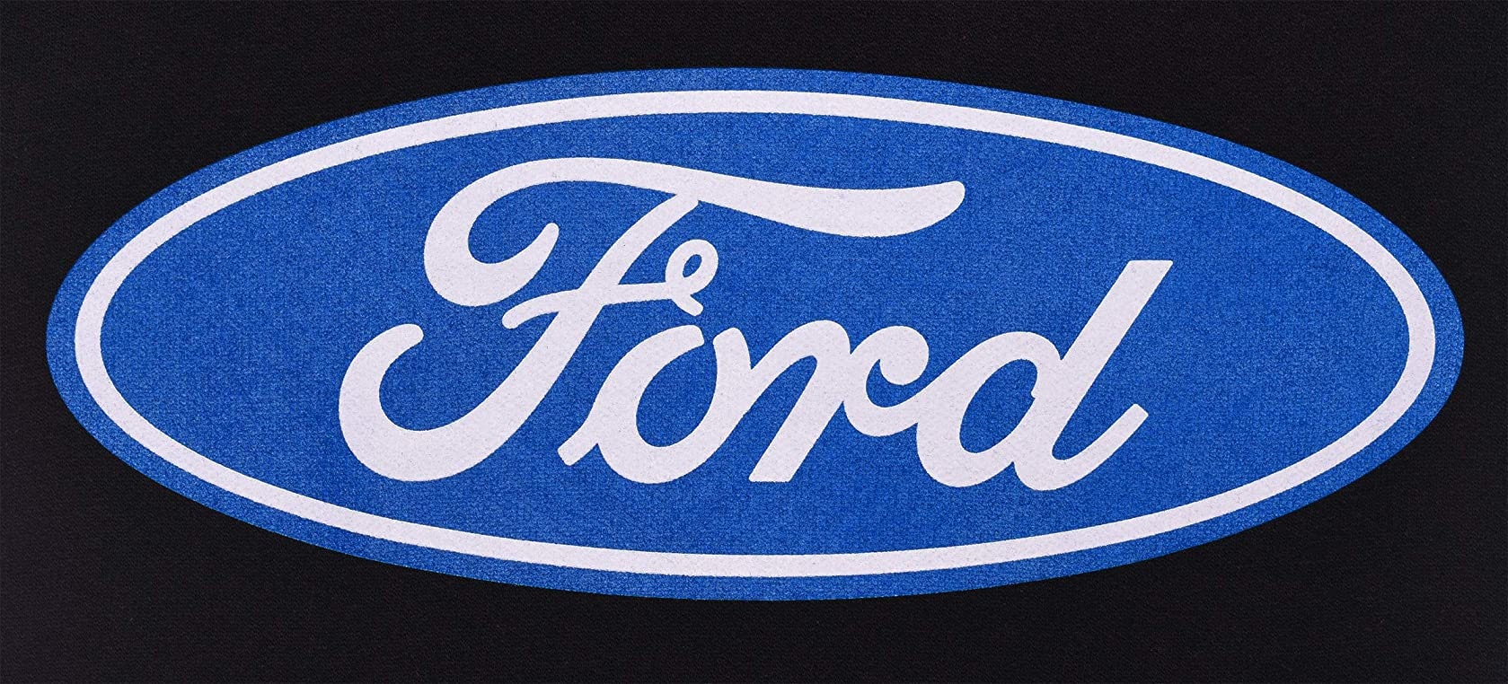 JH Design T-shirt Uomo Ford Mustang Tri-Bar Pony – Cotone 100%, Grafica Distressed Davanti E Dietro, Nera, Taglie S-3XL
