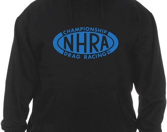 Men's NHRA Championship Drag Racing Pullover Hoodie Sweatshirt