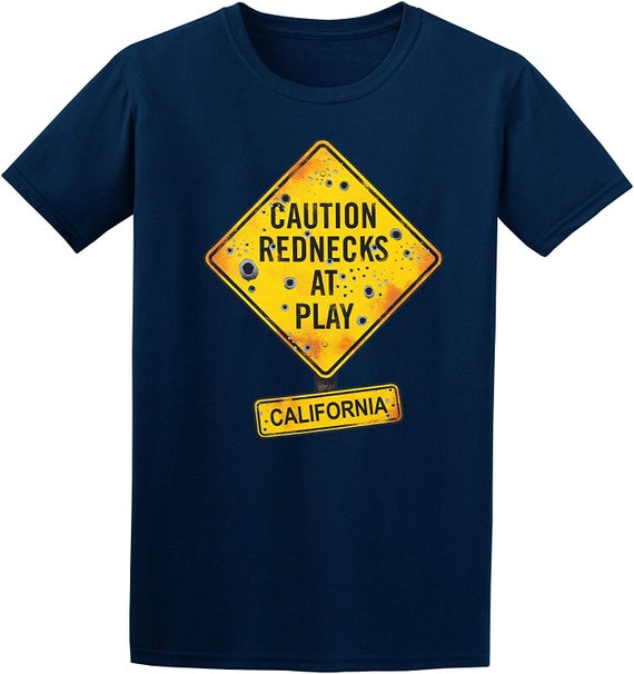 JH Design State of California Redneck Souvenir T-shirt 