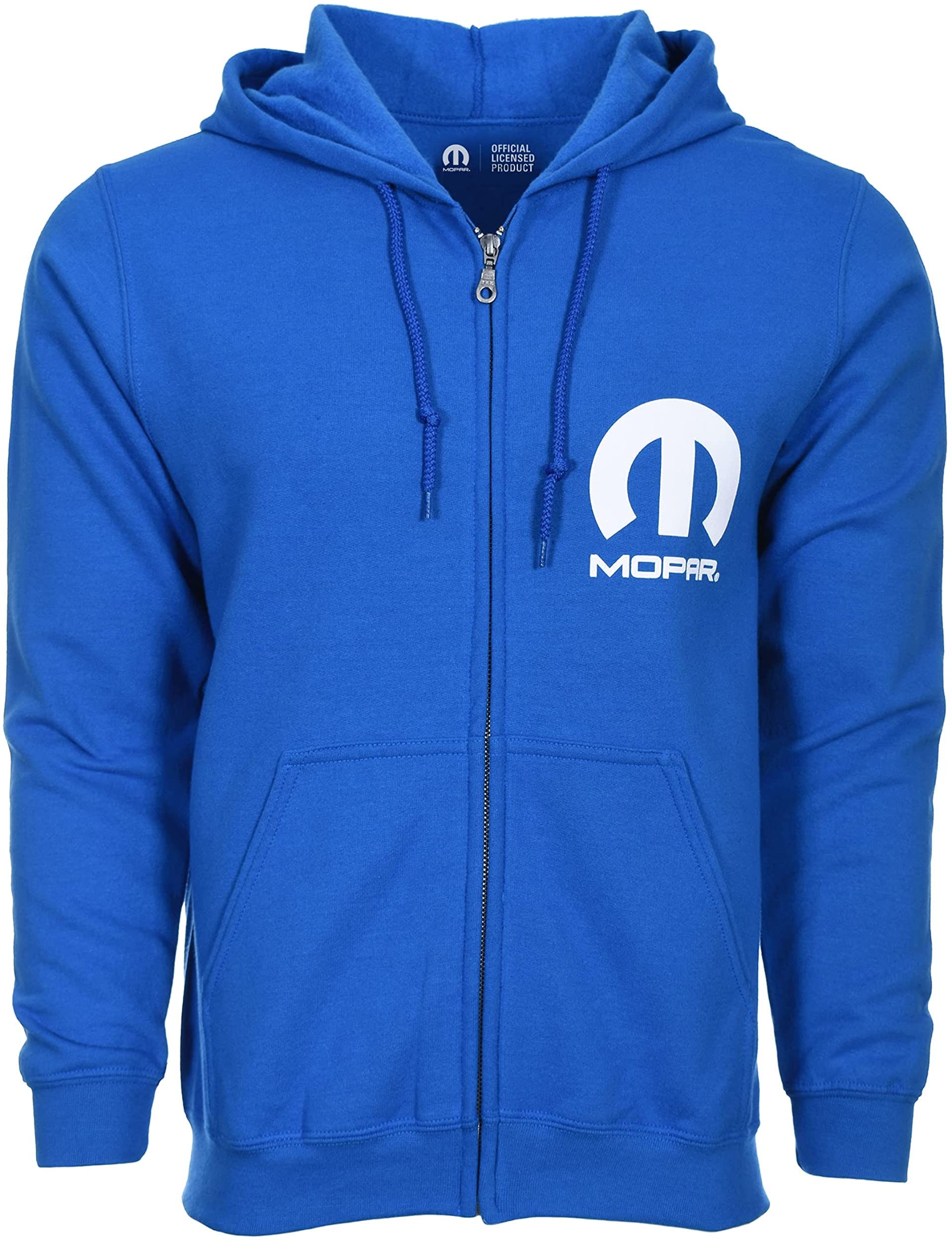 JH Design Men's Mopar Royal Blue Logo Zip up Hoodie Etsy