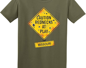 JH Design State of Missouri Redneck Souvenir T-Shirt