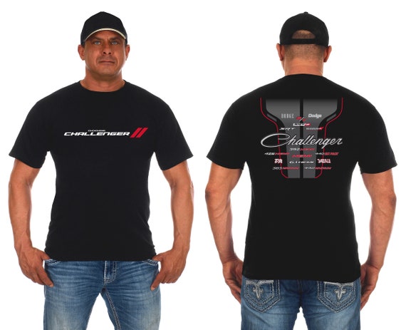 JH Design Men's Dodge Challenger T-Shirt Short Sleeve Crew | Etsy