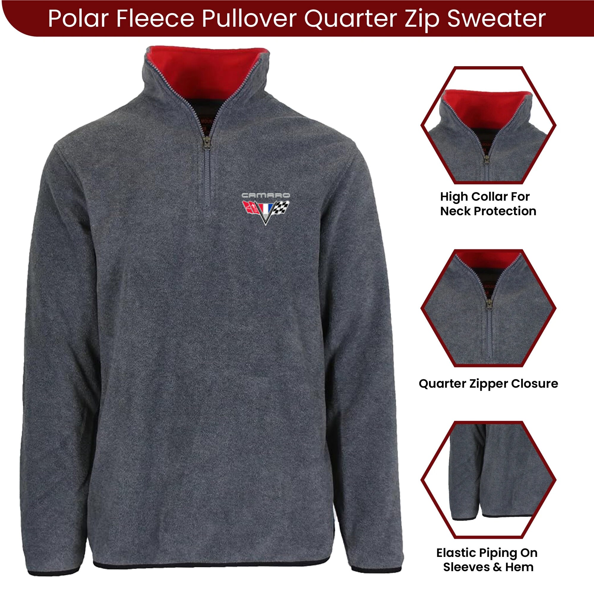 JH+ HALF ZIP PULLOVER