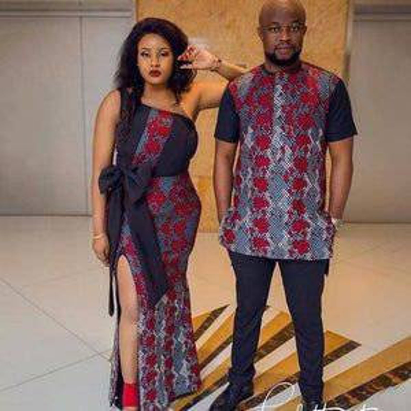 African Couple Dashiki African Couple Clothing African Etsy 