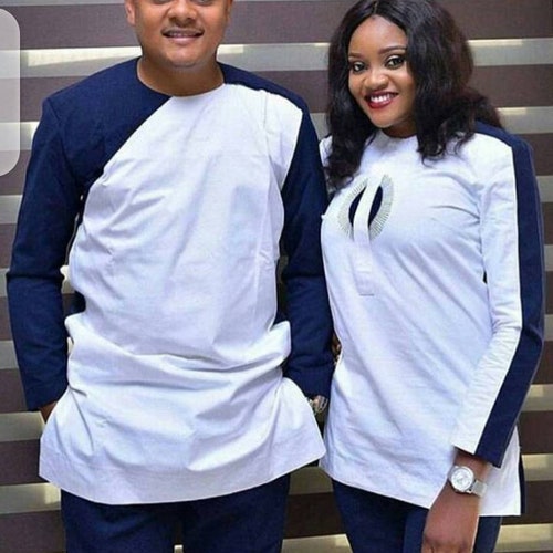 Couples Wedding Outfits Nigerian Couple's Wears Handmade - Etsy
