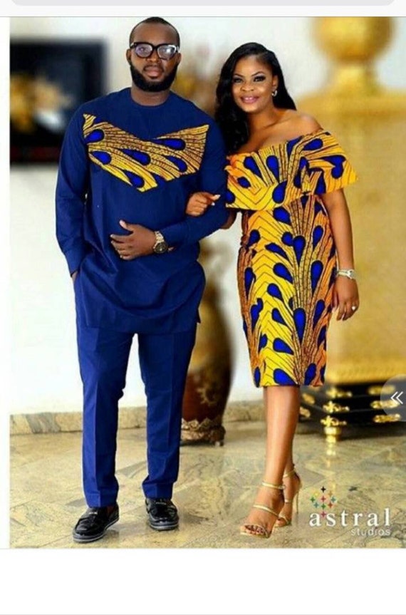 African Couple Dashiki African Couple Clothing African Etsy 
