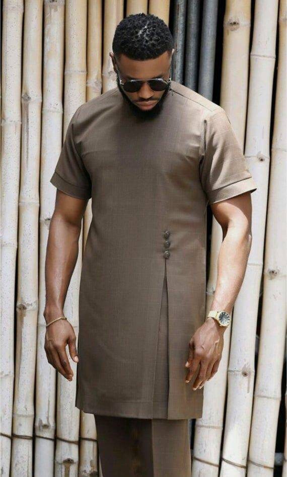 Dashiki Clothing for Men  Men's African Caftan Wedding image 1