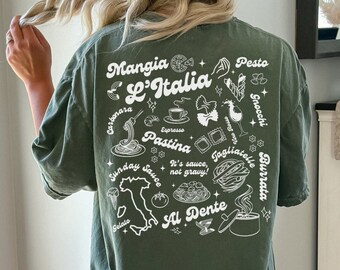 Koszulka Italia Koszulka z włoską dumą Koszulki z Włoch Koszulka z włoskim makaronem Koszulka z włoskimi powiedzeniami Koszulka z włoskimi prezentami Koszulka z włoską ręką