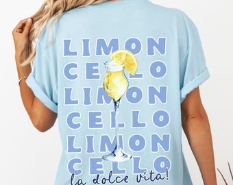 Limoncello La Dolce Vita Zitrone Hemd Tomate Mädchen Altes Geld Ästhetische Zitrone Geschenke Italienisches Hemd Lemoncello Zitrusfrüchte Hemd Dolce Vita T-Shirt