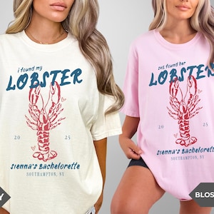 Custom Found My Lobster Bachelorette shirts visser esthetische grappige bruid shirt oud geld esthetische kreeft shirt plus sized bruidsmeisje