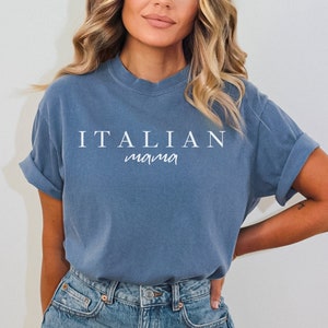 Chemise italienne Mama Italia Chemise italienne fierté Chemises Italie Cadeaux pour maman Cadeaux Nonna Citations italiennes T-shirt italien Cadeaux italiens