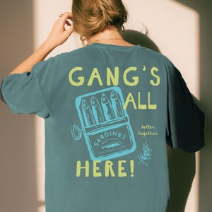 Sardine Shirt Shirt Italian Coastal Summer Tee Tinned Fish Tshirt Fisherman Aesthetic Sardines Seafood Festival Tshirt Tomato Girl Summer Blue Spruce