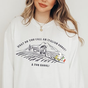 Italian Sayings Funny Italian Shirt Boo Sweatshirt Halloween Crewneck Halloween Clothes Halloween Crew Neck Italian Sweatshirt Fall Apparel