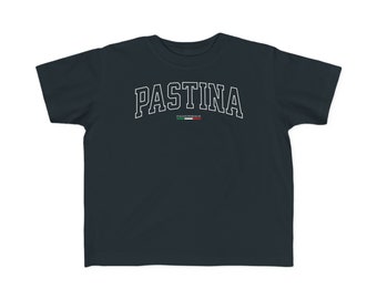 Maglietta italiana per bambini "Pastina", maglietta italiana con pasta, maglietta italiana con detti italiani, maglietta italiana divertente, maglietta universitaria, regali per buongustai