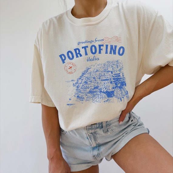 Portofino Tomato Girl Summer Amalfi Coast Shirt Italian Pride Shirt Italy Shirts Italian Shirt Coastal Granddaughter Old Money Aesthetic