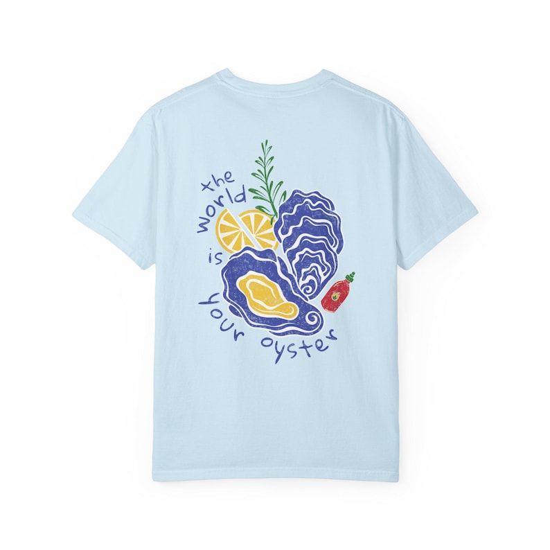 Oyster Shirt Coastal Granddaughter Ocean Inspired Style Italian Theme Coastal Aesthetic Tomato Girl Summer Old Money Aesthetic Italian Shirt Chambray