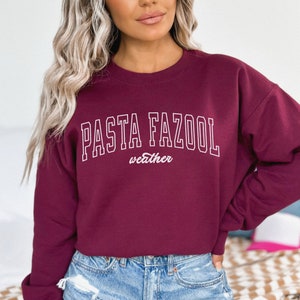 Italian Sweatshirt Italian Pasta Shirt Italy Sweatshirt Gifts For Foodies Funny Italian Shirt Varsity Sweatshirt Cooking Shirt Foodie Shirt