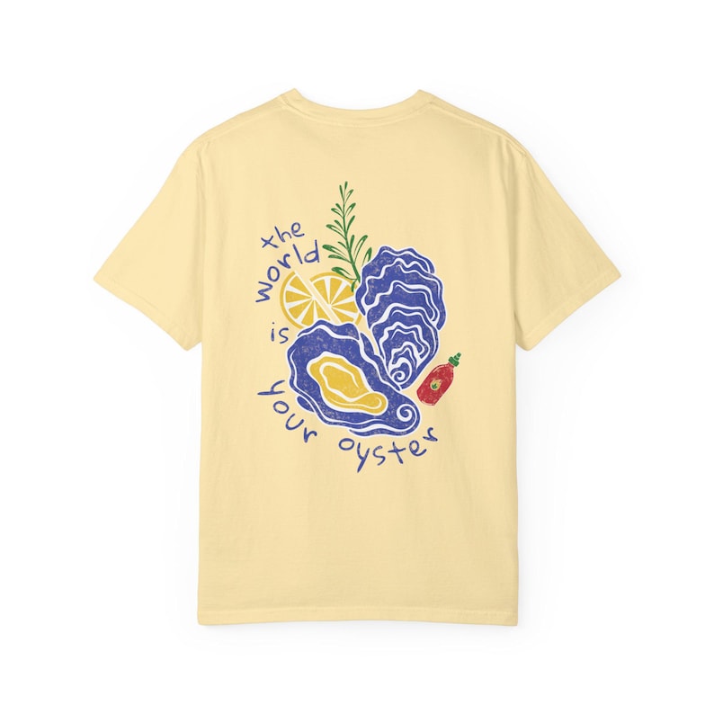 Oyster Shirt Coastal Granddaughter Ocean Inspired Style Italian Theme Coastal Aesthetic Tomato Girl Summer Old Money Aesthetic Italian Shirt Banana