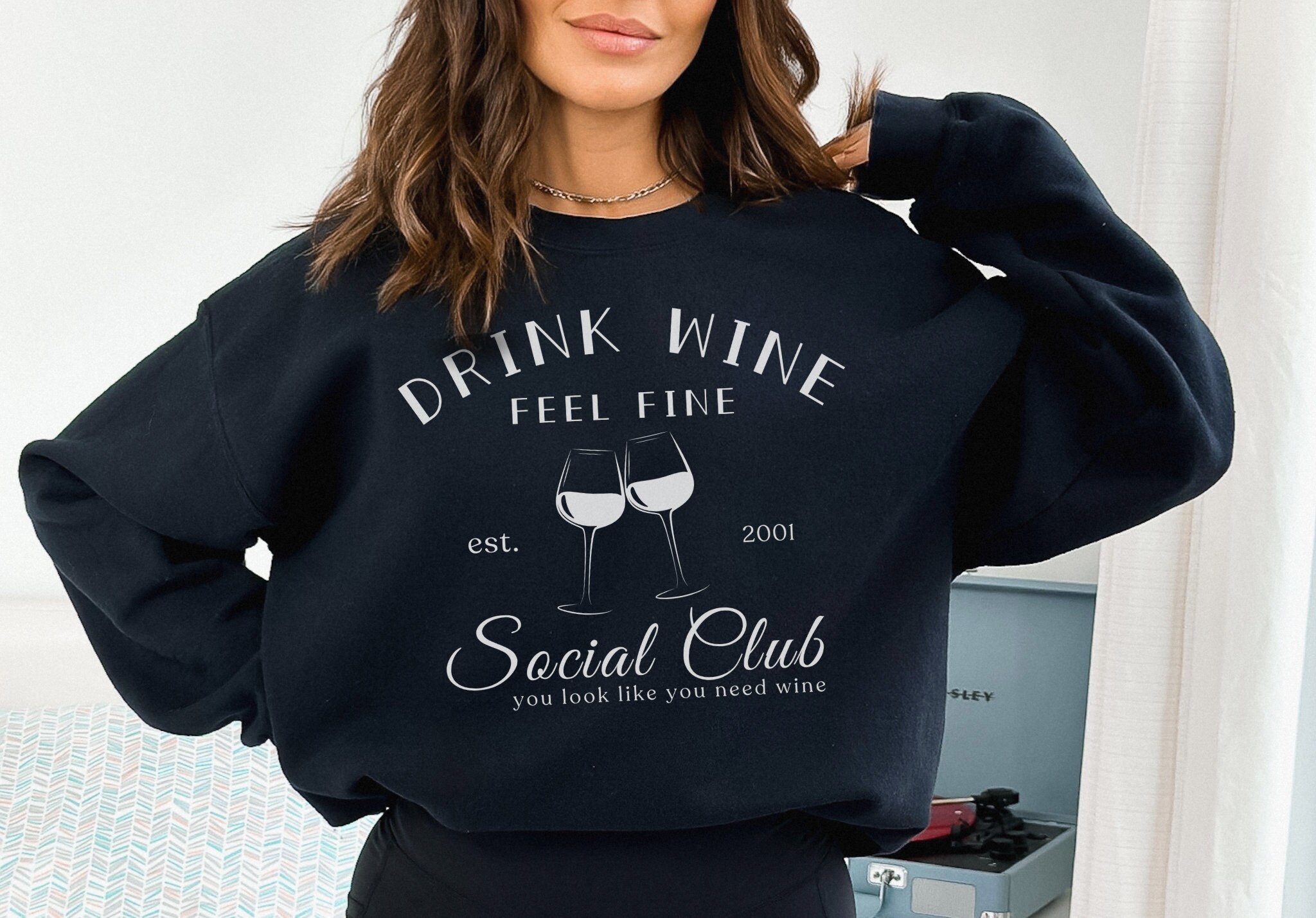 In A Relationship With Wine Sweatshirt main image 0