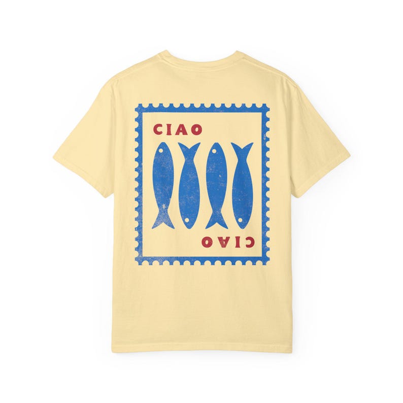 Ciao Sardine Shirt Tomato Girl Summer Tinned Fish Italian Shirt Coastal Aesthetic Sardines Ocean Inspired Style Coastal Granddaughter Banana