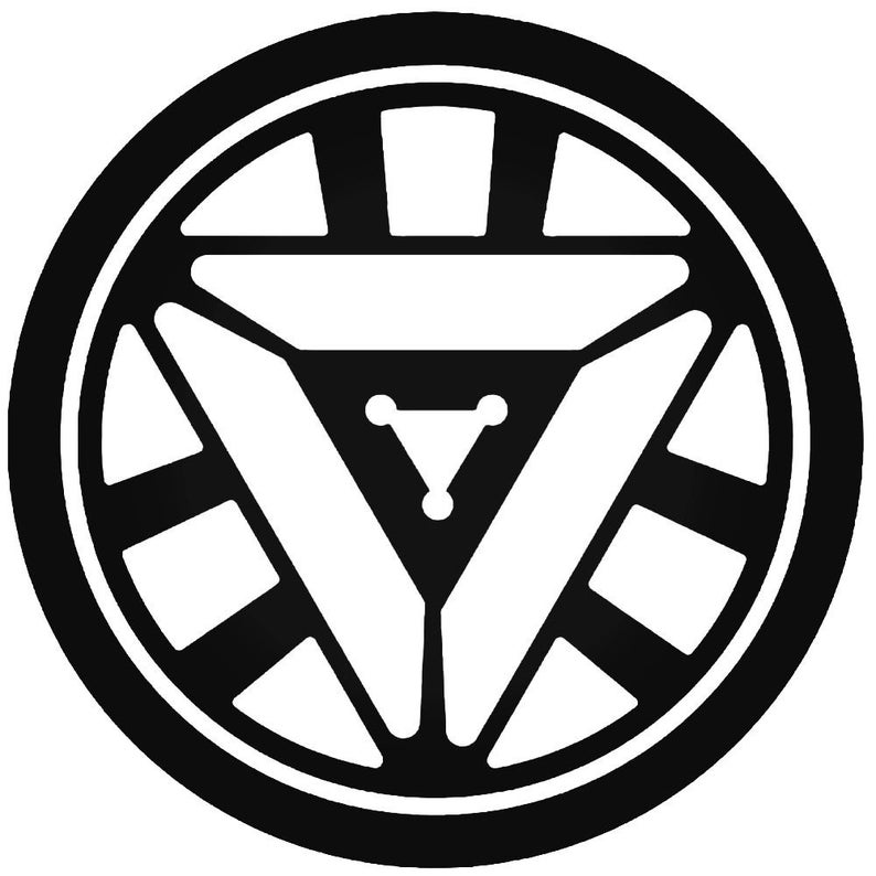 Marvel Iron Man Arc Reactor Decal | Etsy