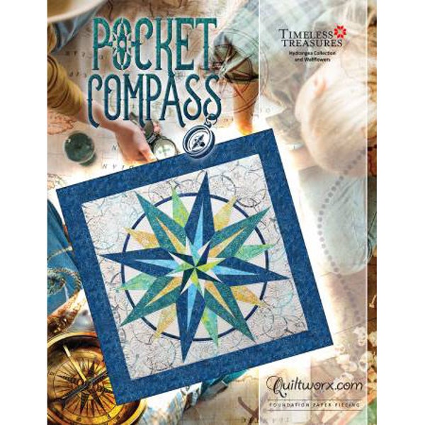 QUILTWORX - POCKET COMPASS Pattern by Judy Niemeyer Foundation Paper Pieced Quilt Pattern