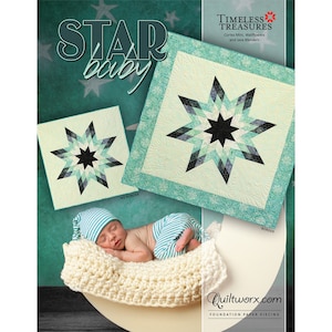 QUILTWORX - STAR BABY Pattern by Judy Niemeyer Foundation Paper Pieced Quilt Pattern