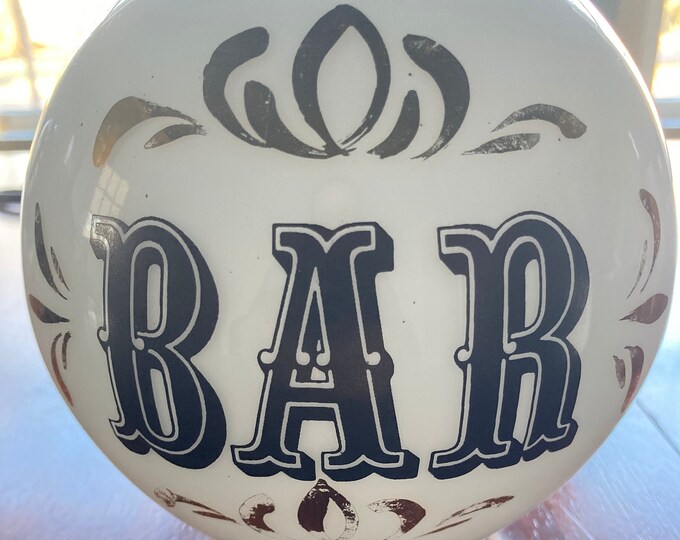 Bar Globe Bar Light Globe Unique Light Shade Globe Etsy