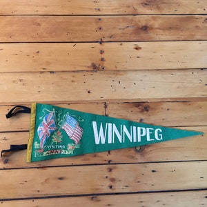 Vintage Winnipeg pennant |Canada