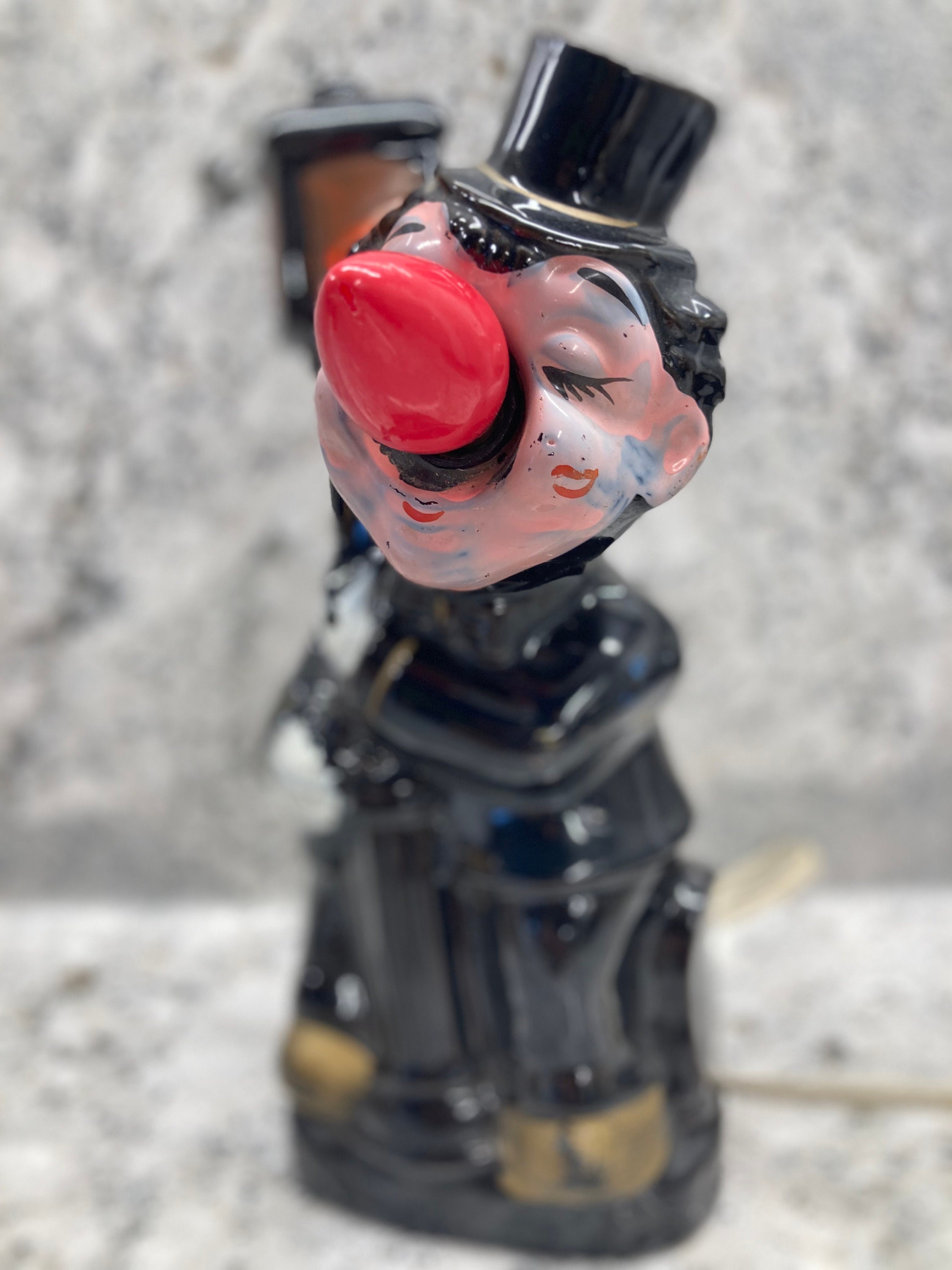 Vintage Bar Lamp Drunk Man Leaning on Lamp Post MCM Bar Ware Retro Bar ...