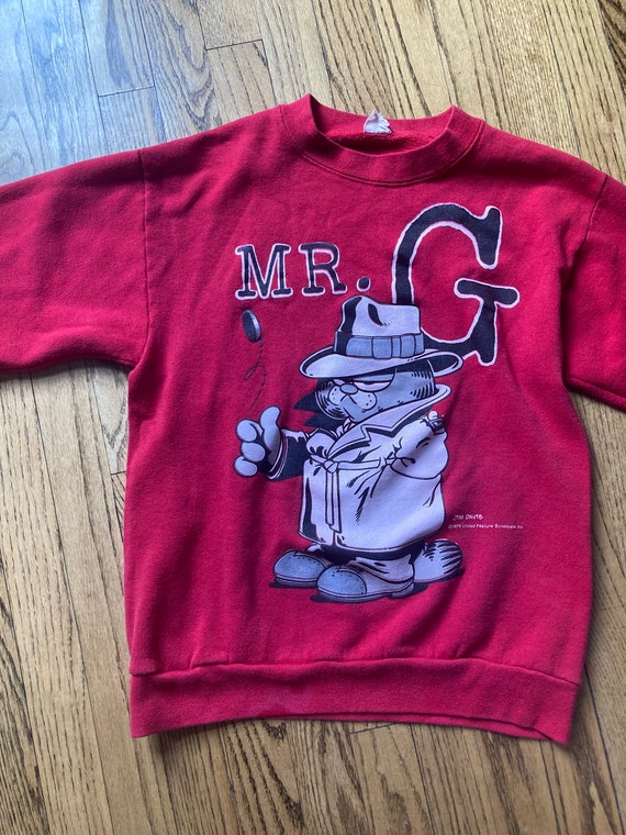 Vintage Garfield sweatshirt 1978 Mr. G | Jim Davis