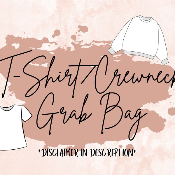 Screen Print T-Shirt Grab Bag | DTG Shirt | Custom Shirt | As Is Listing | Surprise Listing | Mystery Shirt | Grab Bag Shirt