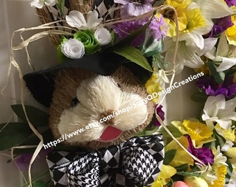 My Spring Bonquet Door Hanger And Mackenzie Childs Napkin!