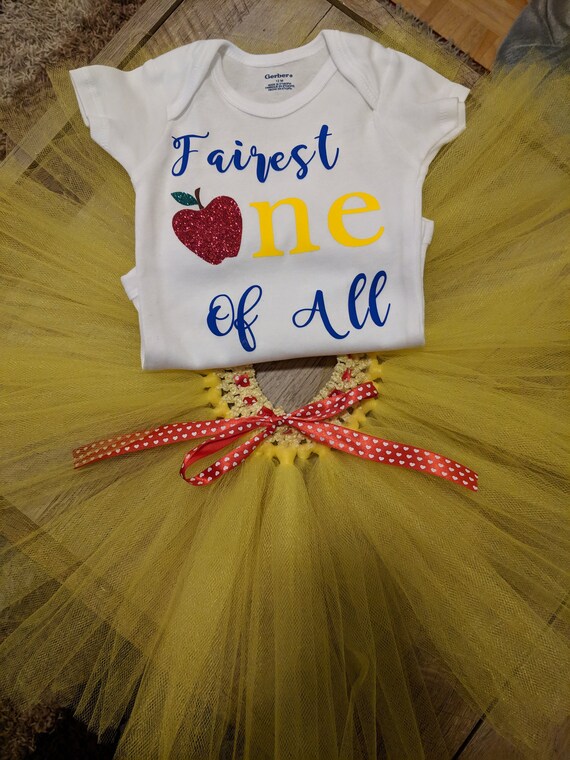 snow white first birthday outfit