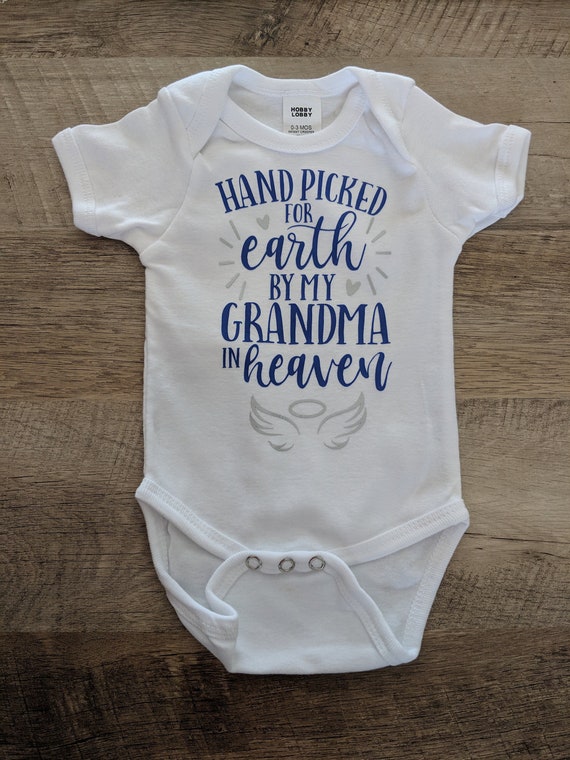 grandma in heaven onesie