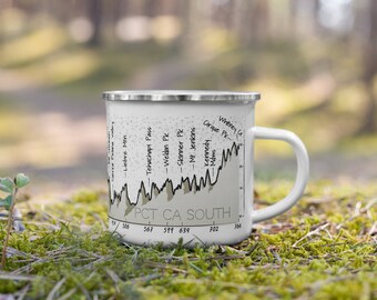 Trail Mug Series - Pacific Crest Trail (PCT) - California South - ENAMEL